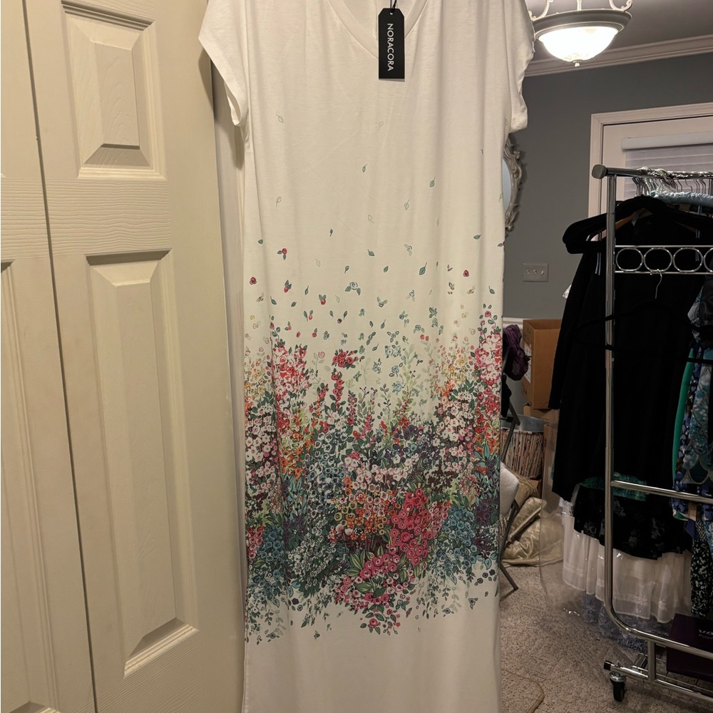 Vibrant Floral Maxi Dress